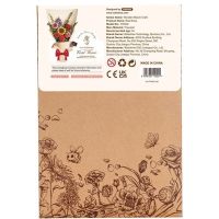 RoboTime 3D drevená skladačka Červená ruža 5