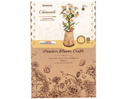 RoboTime 3D drevená skladačka Harmanček