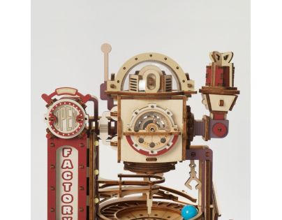 RoboTime 3D skladačka guličkovej dráhy Továreň na čokoládu