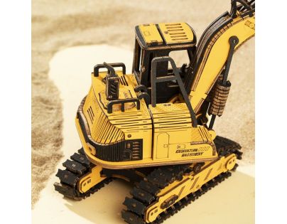 RoboTime Drevené 3D puzzle Bager