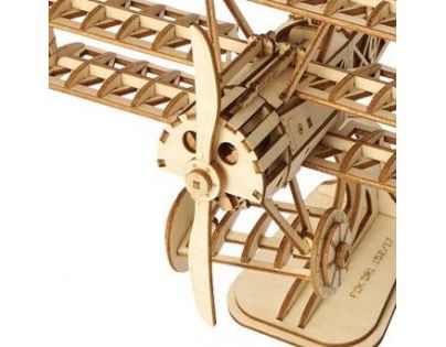 RoboTime drevené 3D puzzle Historické lietadlo