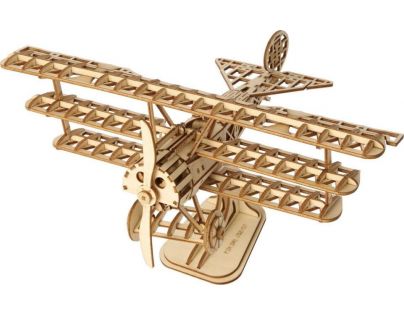RoboTime drevené 3D puzzle Historické lietadlo