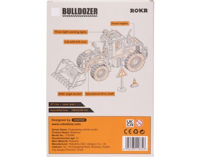 RoboTime drevené 3D puzzle Nakladač