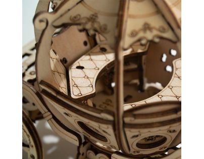 RoboTime drevené 3D puzzle Rozprávkový kočiar