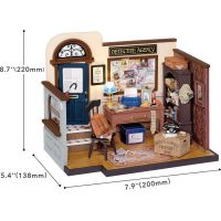 RoboTime miniatúra domčeka Kancelária súkromného detektíva 2