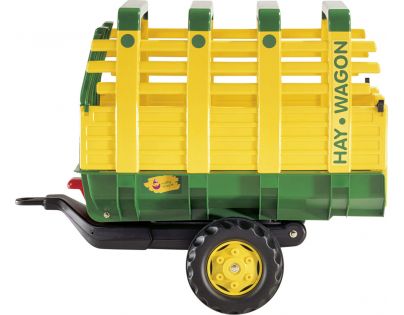 Rolly Toys Vlečka na seno za traktor jednoosá Hay Wagon Zelenožltá