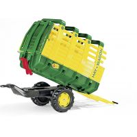 Rolly Toys Vlečka na seno za traktor jednoosá Hay Wagon Zelenožltá 2