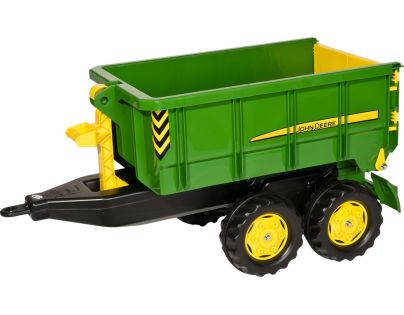 Rolly Toys Vlečka za traktor John Deere vyklápacia zelená
