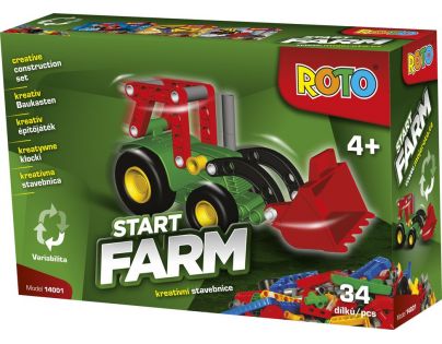 Roto 14001 Začni s Rotem traktor - 110 dielikov