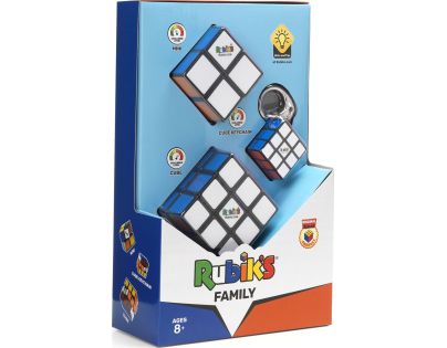 Spin Master Rubikova kocka sada trio 4 x 4, 3 x 3 a 2 x 2 prívesok - Poškodený obal