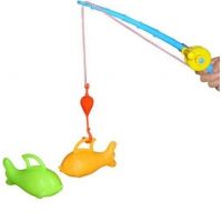 Toy Rybárska udica plastová detská s rybkami 2