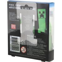 Pixie Crew Súprava 3 v 1 Minecraft Náramok, kľúčenka a odznak 3