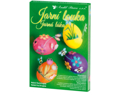 Sada k dekorovanie vajíčok - jarná lúka