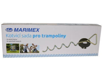 Marimex Kotviaca sada s kovovou sponou pre trampolínu