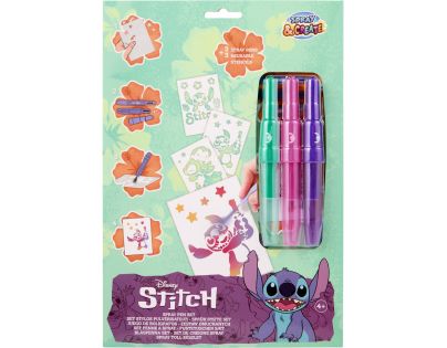 Sada maľovania s fúkacími fixkami Stitch A4