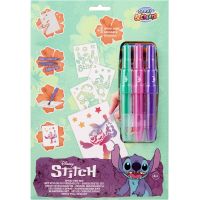 Sada maľovania s fúkacími fixkami Stitch A4 2