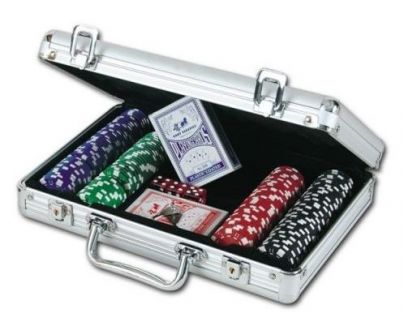 Sada na poker v kufříku