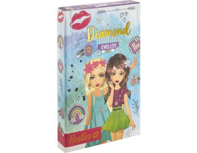Sada na výrobu šperkov - diamantové maľovanie Besties