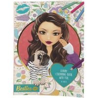 Sada vymaľovánok s fóliou Luxury Besties A4