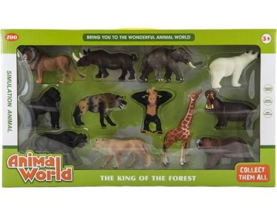 Sada zvířátek safari ZOO 12ks