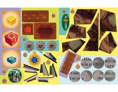 Samolepková únikovka Strašidelný hrad