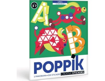 Poppik Samolepkové panorama Abeceda