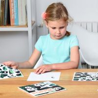 Poppik Puzzle samolepkové Divoké zvieratá 105 dielikov 3
