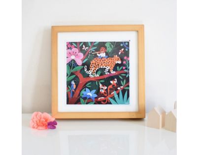 Poppik Puzzle samolepkové Divoké zvieratá 105 dielikov