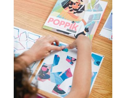 Poppik Puzzle samolepkové Princezny 105 dielikov