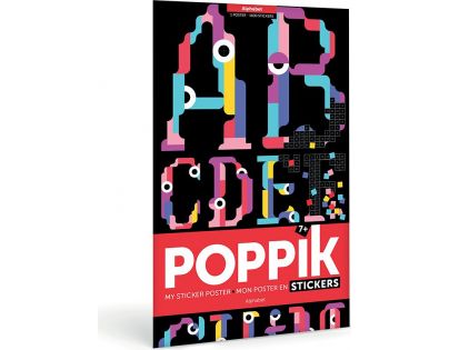 Poppik Samolepková plagát Abeceda