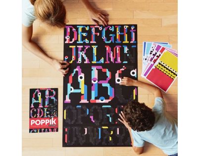 Poppik Samolepková plagát Abeceda
