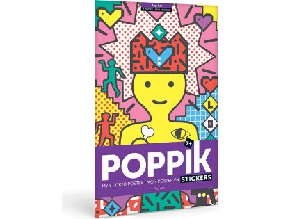 Poppik Samolepková plagát Pop Art