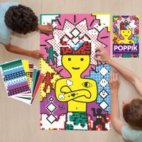 Poppik Samolepková plagát Pop Art 3