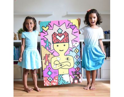 Poppik Samolepková plagát Pop Art