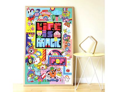 Poppik Samolepková plagát Street Art