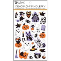 Anděl Nálepky Halloween mačky 14,5 x 25 cm