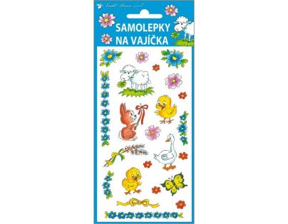Anděl Samolepky na vajíčka gélové tradičné motívy 19 x 9 cm obrázok 1