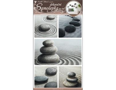 Samolepky na stenu kamene v piesku 50x32cm