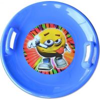 Toy Tanier sánkovací guľatý Super Star 60 cm modrý