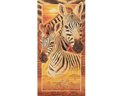 Schipper Hochformat Afrika zebry 40 x 80cm