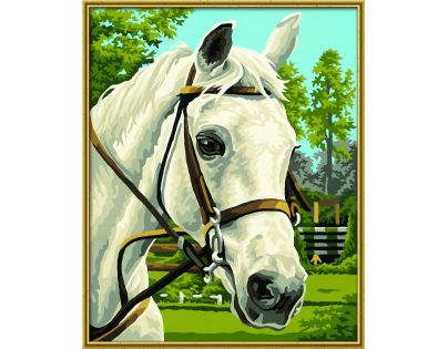 Schipper Classics Kůň bílý 24 x 30 cm