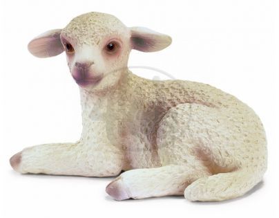 Schleich 13284 - Zvířátko - jehně ležící