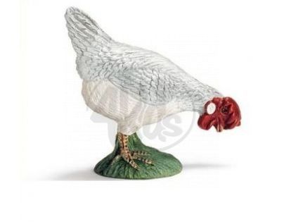 Schleich 13647 - Zvířátko - slepice klovající