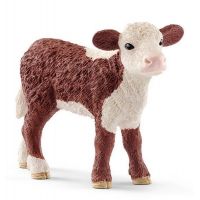 Schleich 13868 domáce zvieratko dobytok Herefordský teľa Schleich 13868 domáce zvieratko dobytok Herefordský teľa