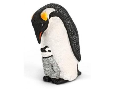 Schleich 14632 - Zvířátko - tučňák s mládětem