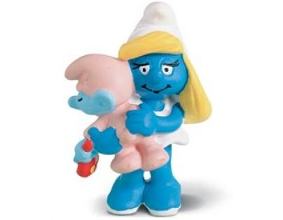 Schleich 20192 - Šmoulinka se šmoulátkem