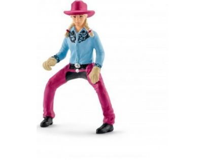 Schleich 41417 Osedlanie kôň s kovbojky