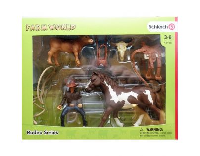 Schleich Kovboj s lasom na koni a príslušenstvo