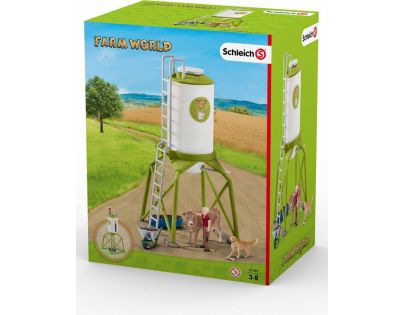 Schleich Feed Silo with Animals