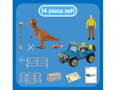 Schleich 41464 Terénne auto s vonkajším výbehom pre dinosaura